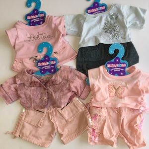 Bundle of 4 Build-A-Bear Limited Too Outfits